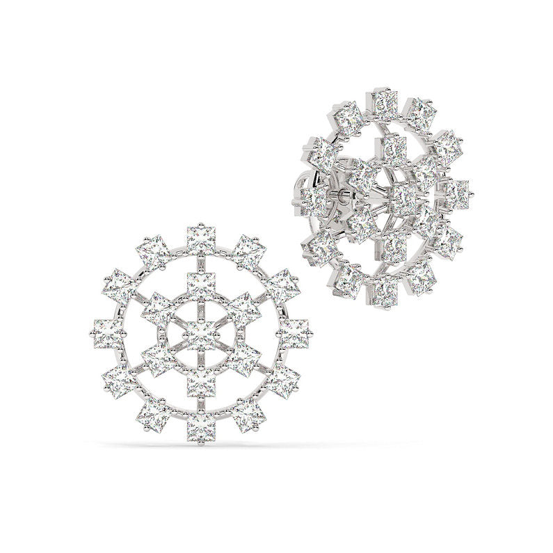 The brilliance of the princess cuts, reimagined with a petite and yet classy look with our princess tops. Surrounded by an air of grace, these timeless earrings would definitely leave heads turning!